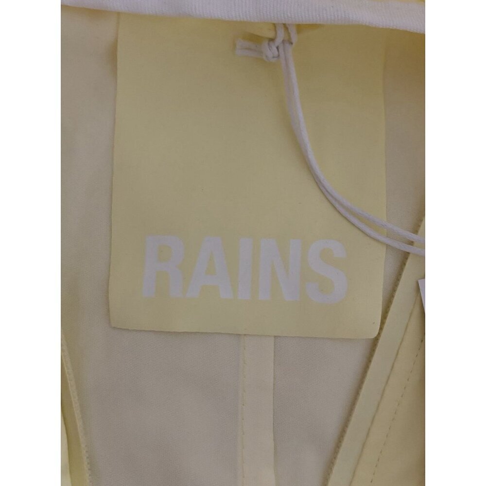 RAINS Curve Women’s Yellow Zip And Snap Closure Jacket Size Small NWT - Picture 7 of 13